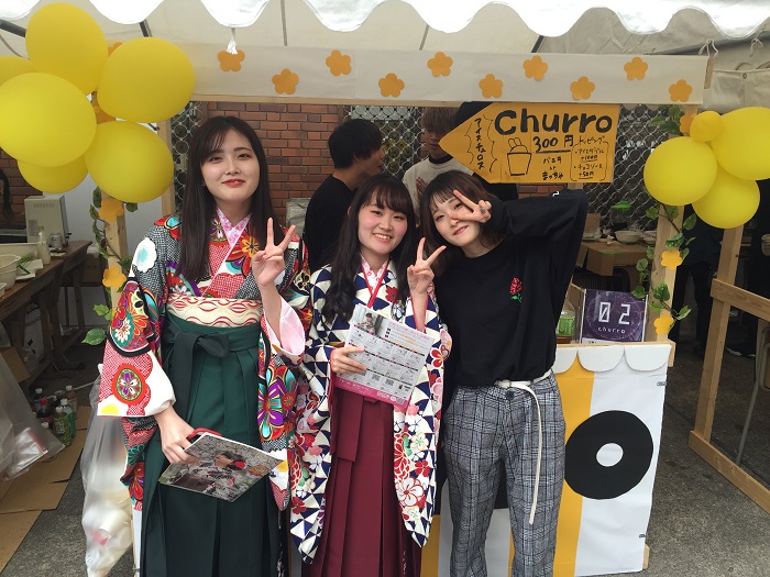 19学園祭ブース Churro 情報ビジネス学科1年生チュロス販売 神戸電子blog